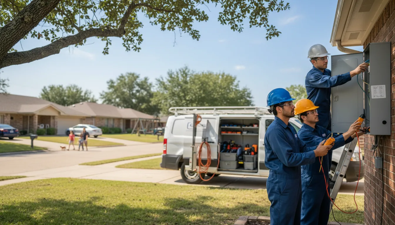Certified electrician providing emergency electrical services in Daleville, IN